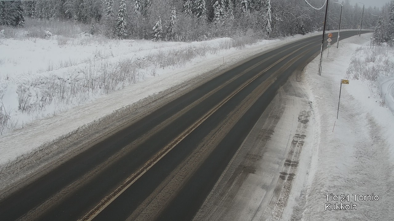 Weather Camera Image Road 21 Tornio, Kukkola, Tornio, Lappi