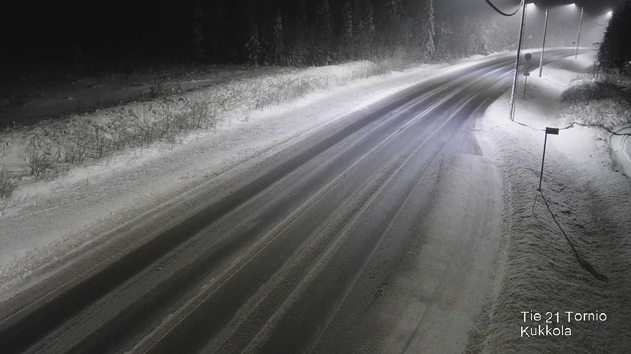 Weather Camera Image Road 21 Tornio, Kukkola, Tornio, Lappi