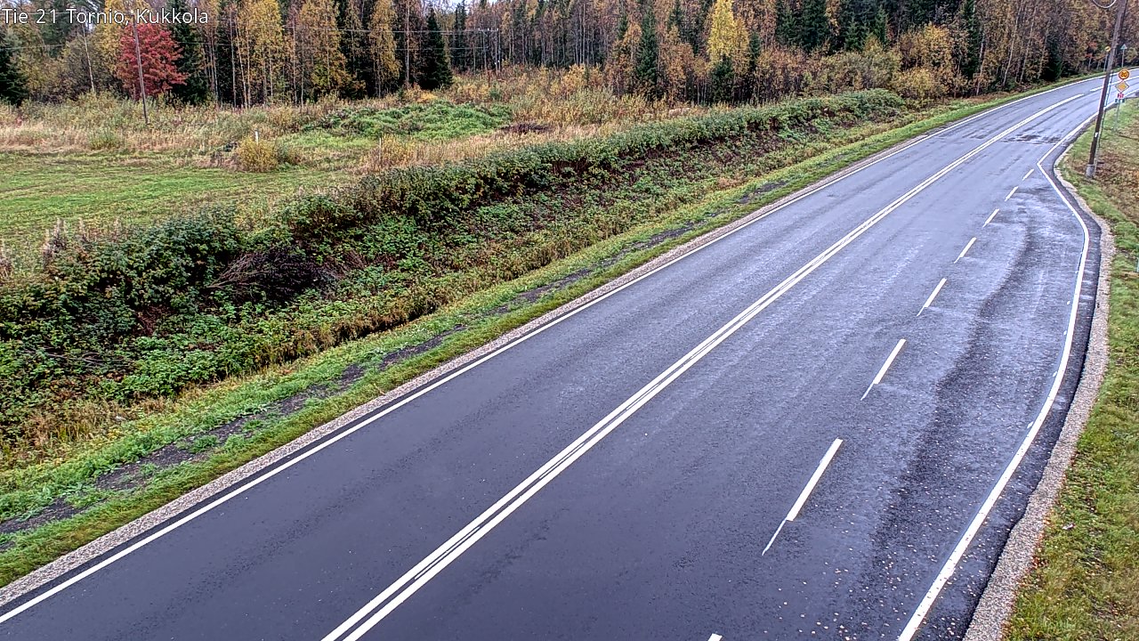 Kelikamerat Kuva Tie 21 Tornio, Kukkola, Tornio, Lappi