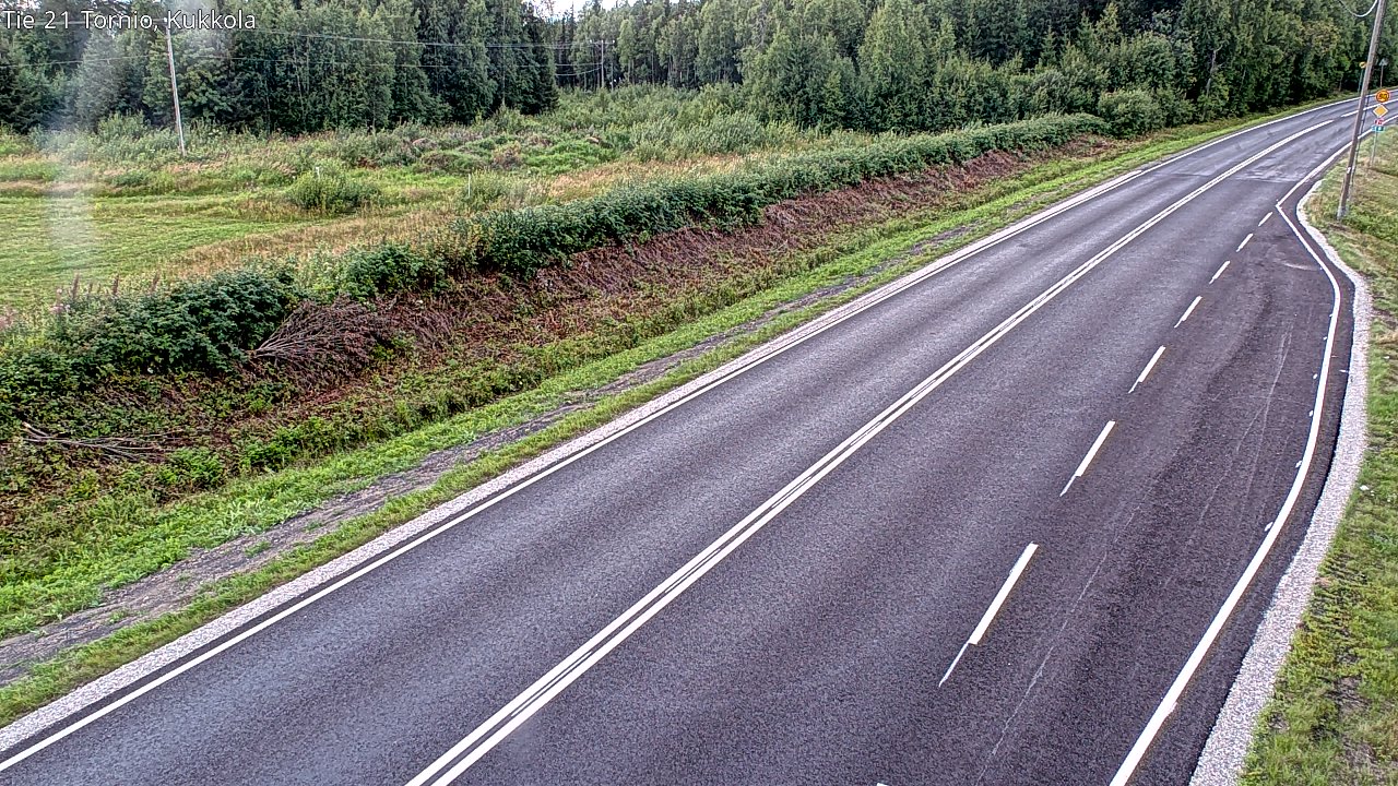 Kelikamerat Kuva Tie 21 Tornio, Kukkola, Tornio, Lappi