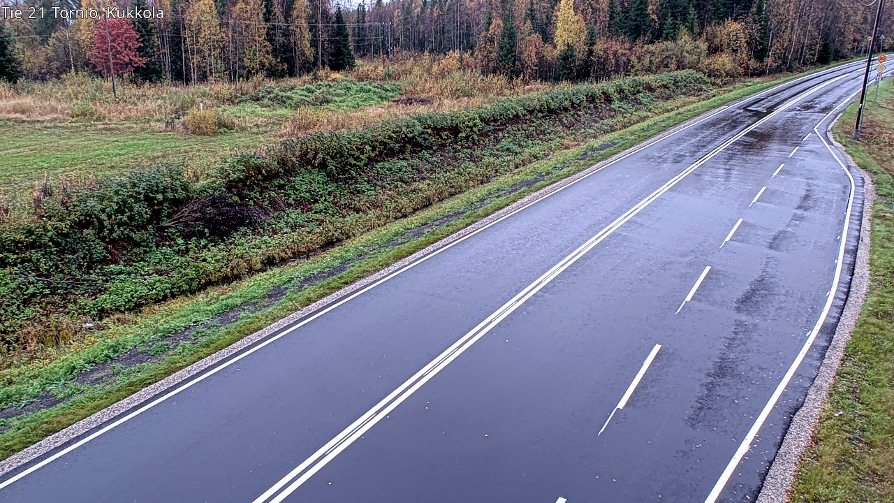 Kelikamerat Kuva Tie 21 Tornio, Kukkola, Tornio, Lappi