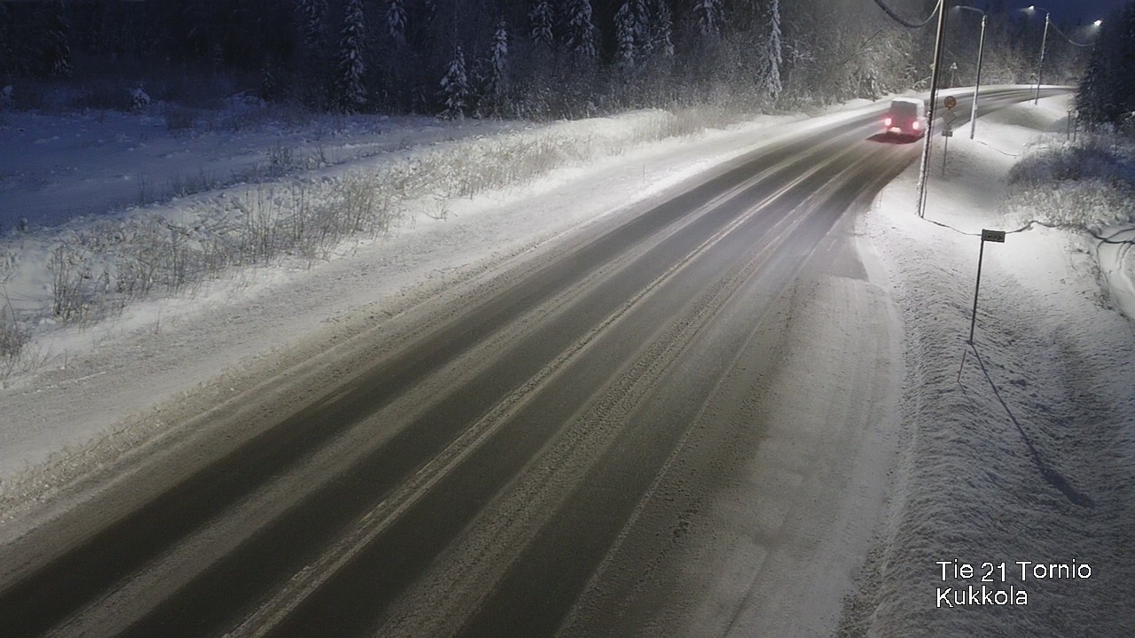 Weather Camera Image Road 21 Tornio, Kukkola, Tornio, Lappi