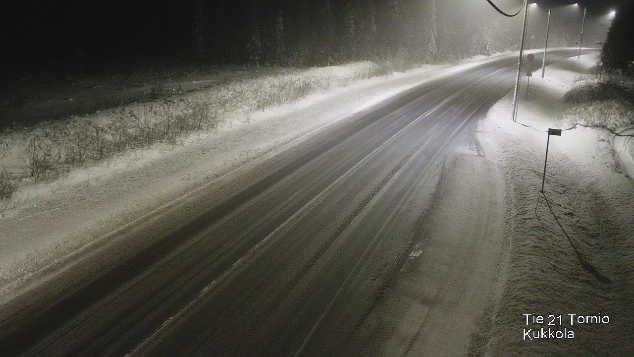 Weather Camera Image Road 21 Tornio, Kukkola, Tornio, Lappi