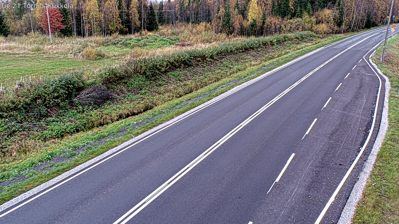 Kelikamerat Kuva Tie 21 Tornio, Kukkola, Tornio, Lappi