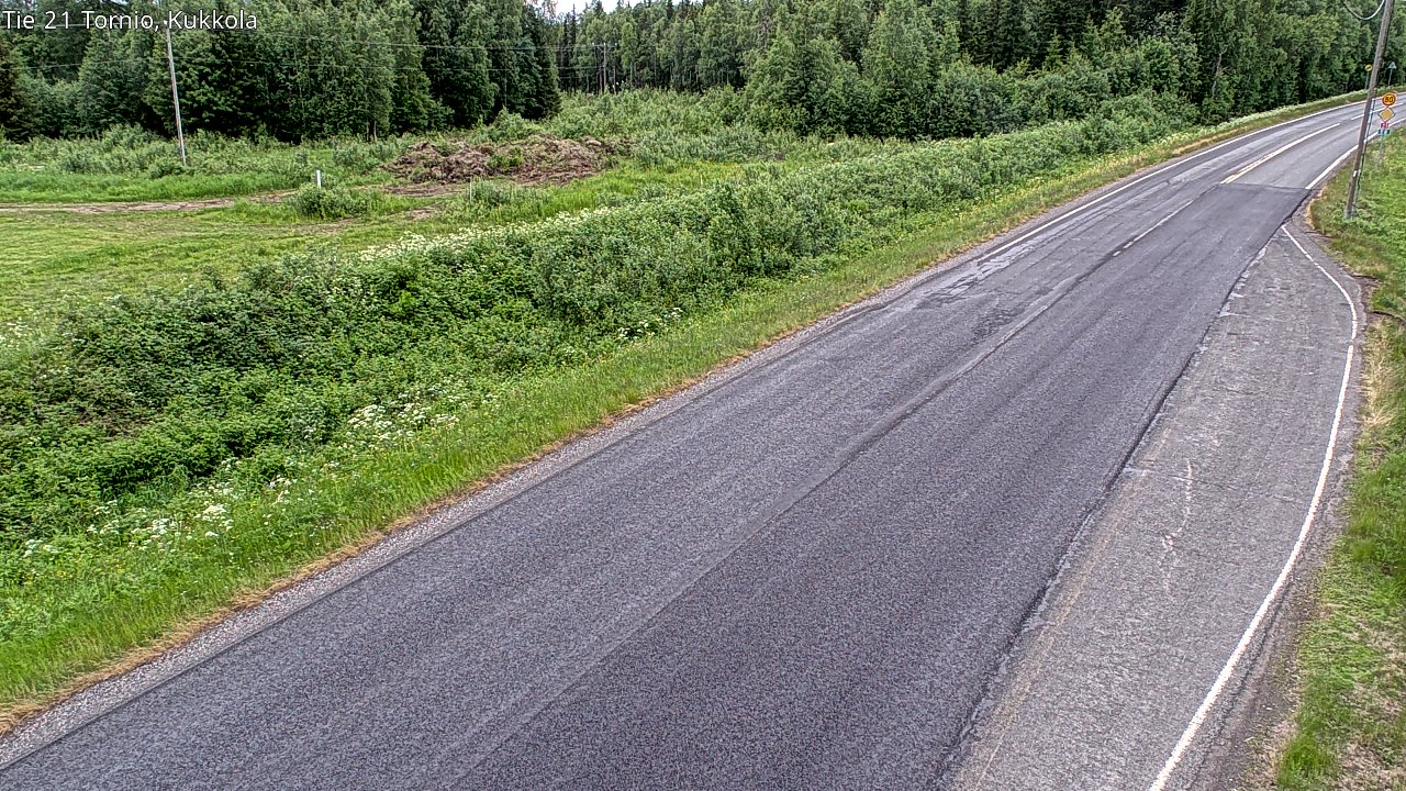 Kelikamerat Kuva Tie 21 Tornio, Kukkola, Tornio, Lappi