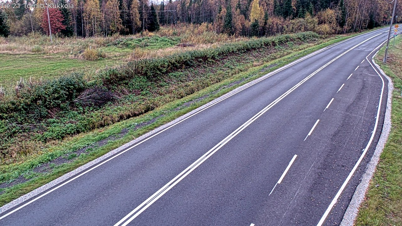 Kelikamerat Kuva Tie 21 Tornio, Kukkola, Tornio, Lappi