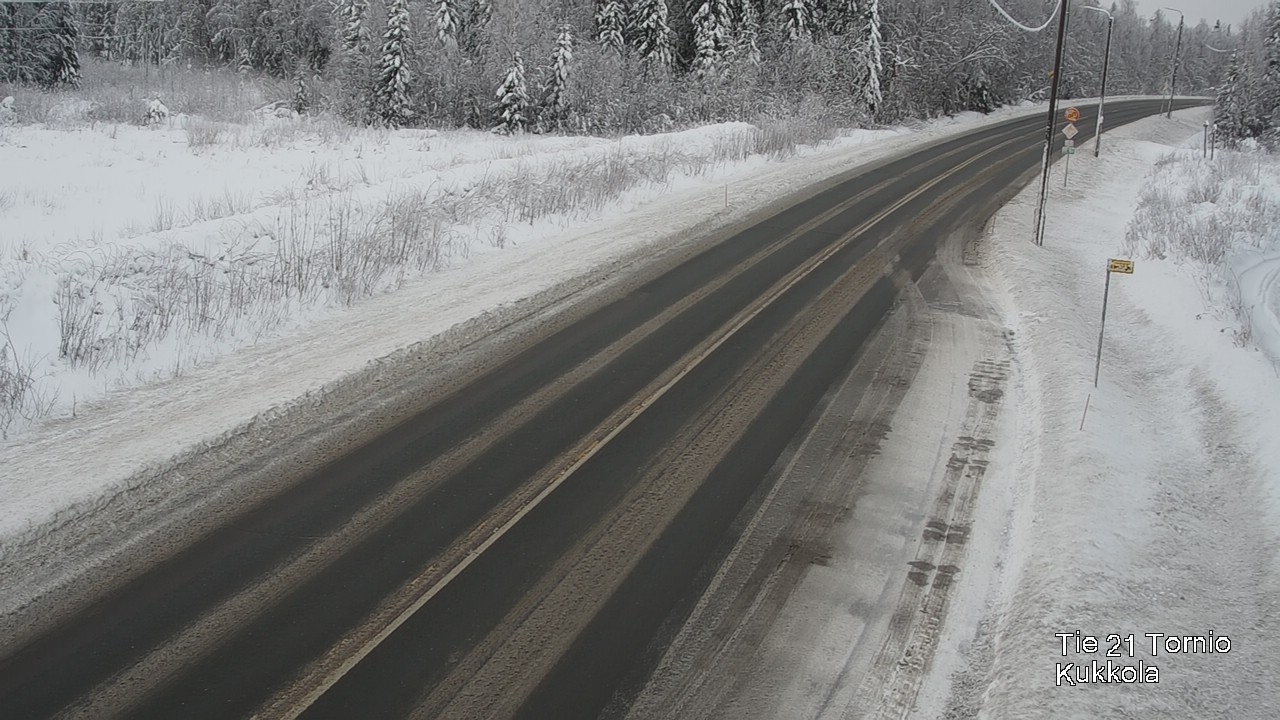 Weather Camera Image Road 21 Tornio, Kukkola, Tornio, Lappi