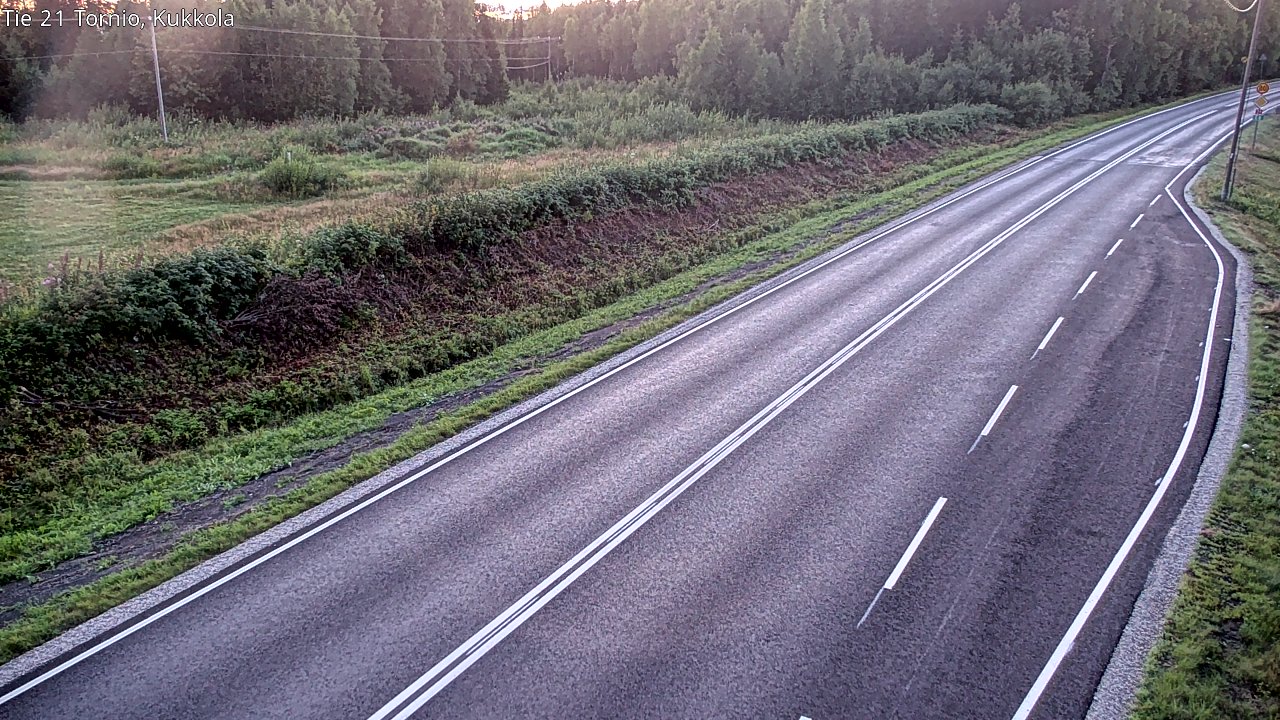 Kelikamerat Kuva Tie 21 Tornio, Kukkola, Tornio, Lappi