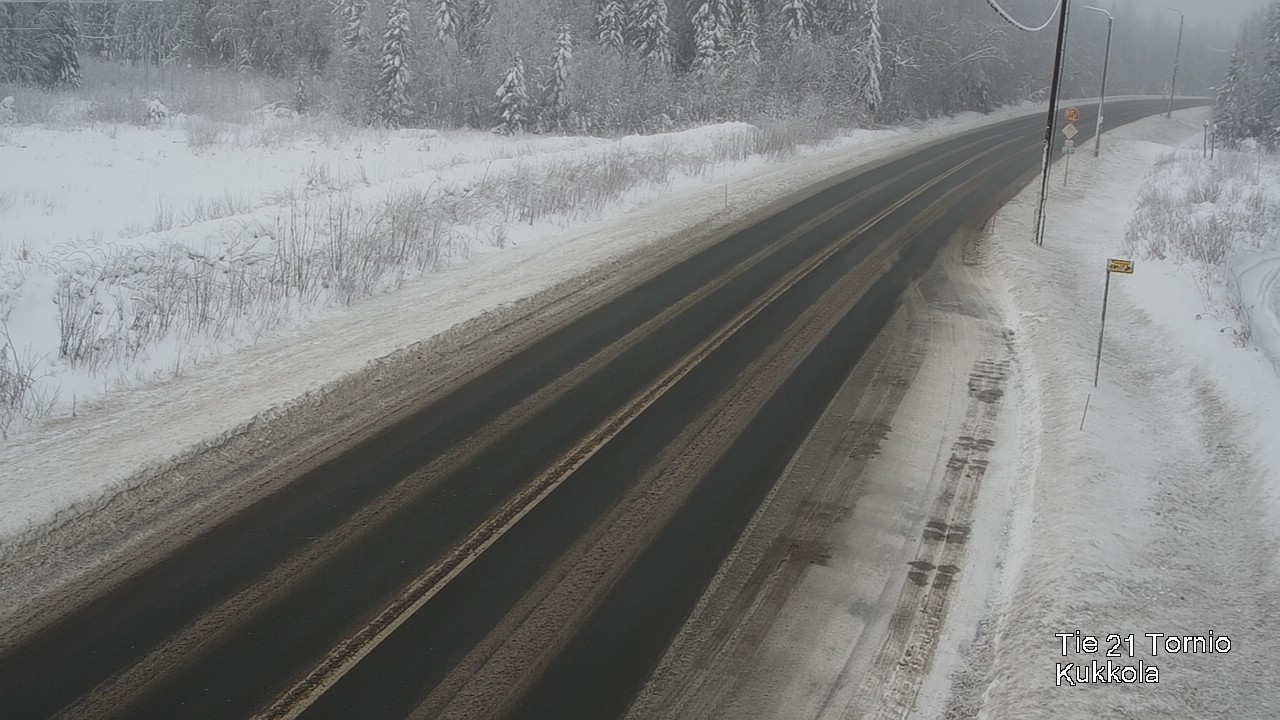 Weather Camera Image Road 21 Tornio, Kukkola, Tornio, Lappi