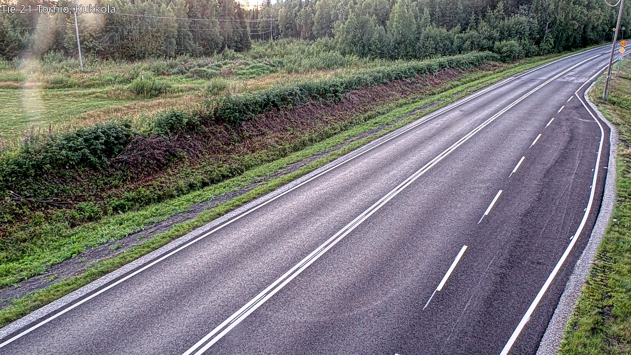 Kelikamerat Kuva Tie 21 Tornio, Kukkola, Tornio, Lappi