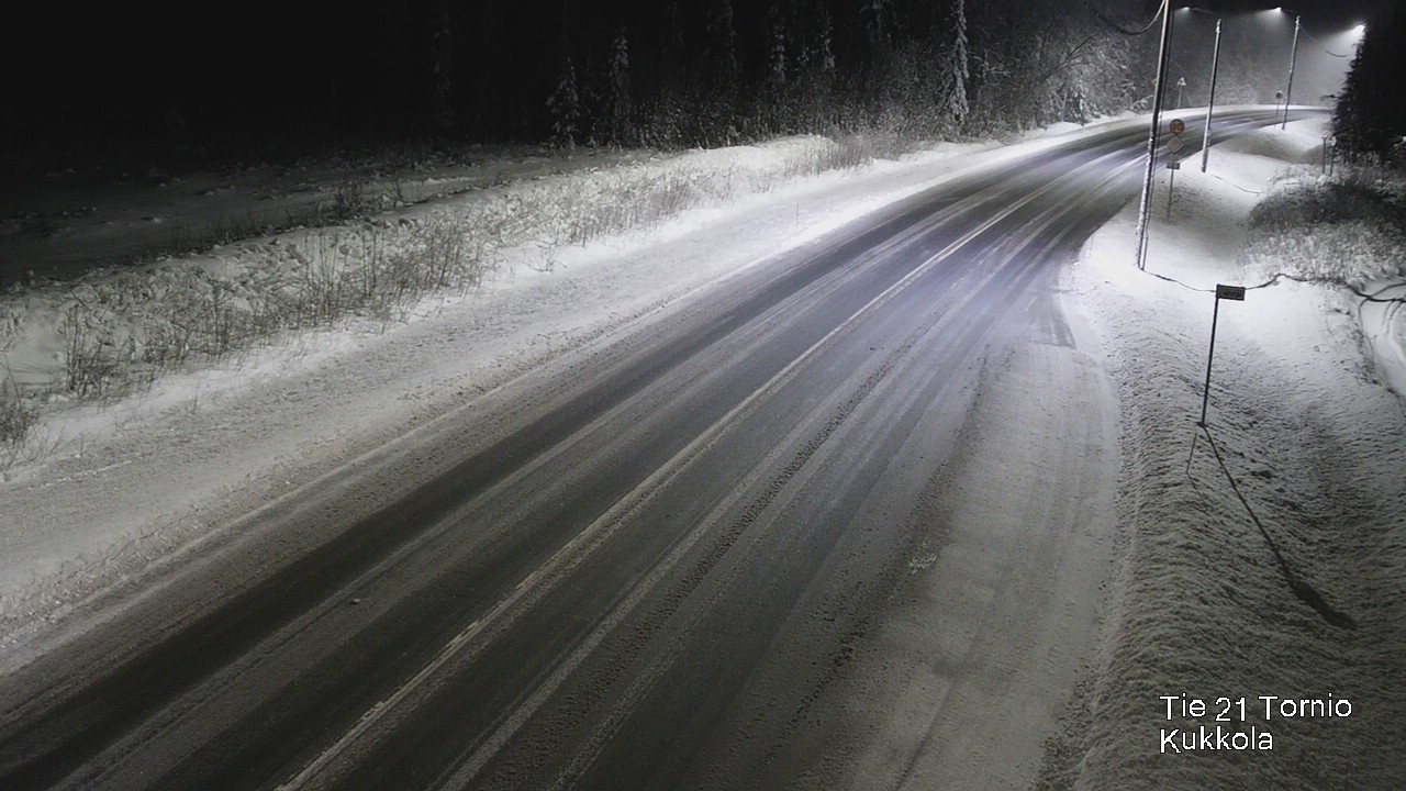 Weather Camera Image Road 21 Tornio, Kukkola, Tornio, Lappi