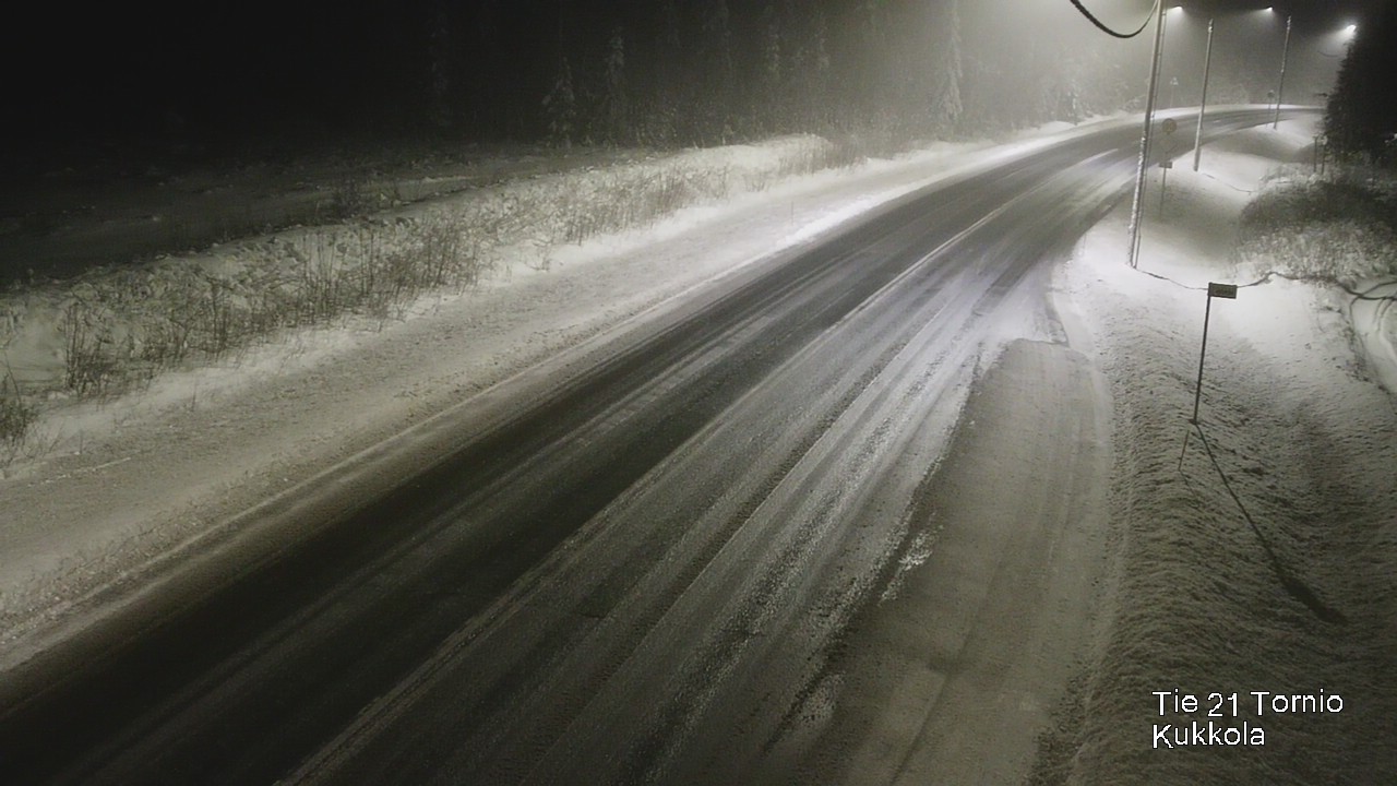 Weather Camera Image Road 21 Tornio, Kukkola, Tornio, Lappi