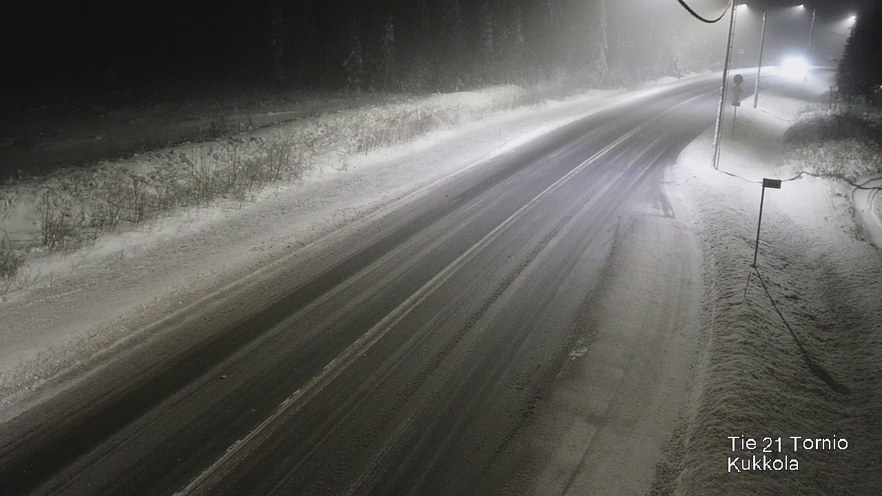 Weather Camera Image Road 21 Tornio, Kukkola, Tornio, Lappi