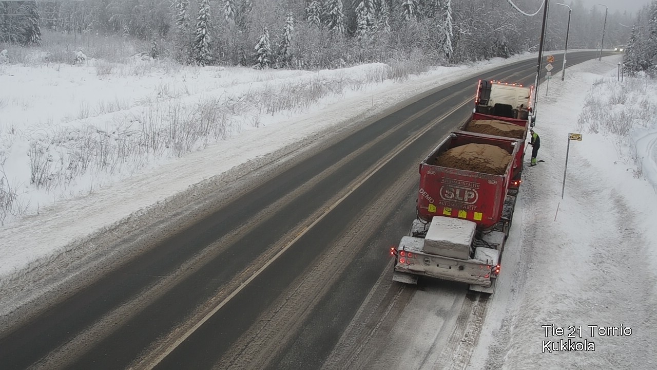 Weather Camera Image Road 21 Tornio, Kukkola, Tornio, Lappi