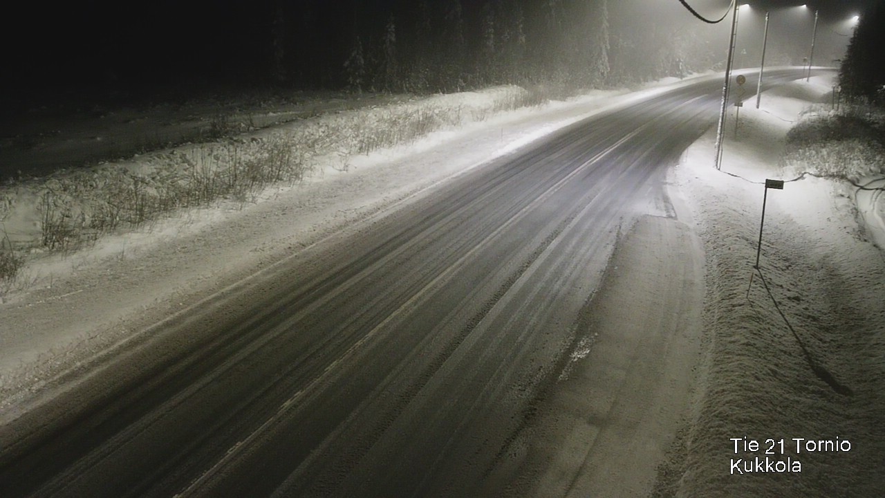 Weather Camera Image Road 21 Tornio, Kukkola, Tornio, Lappi