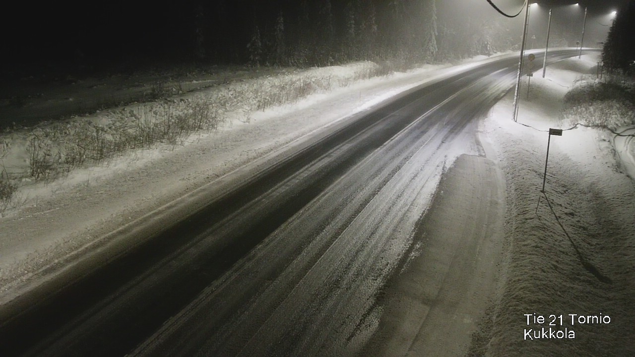 Weather Camera Image Road 21 Tornio, Kukkola, Tornio, Lappi