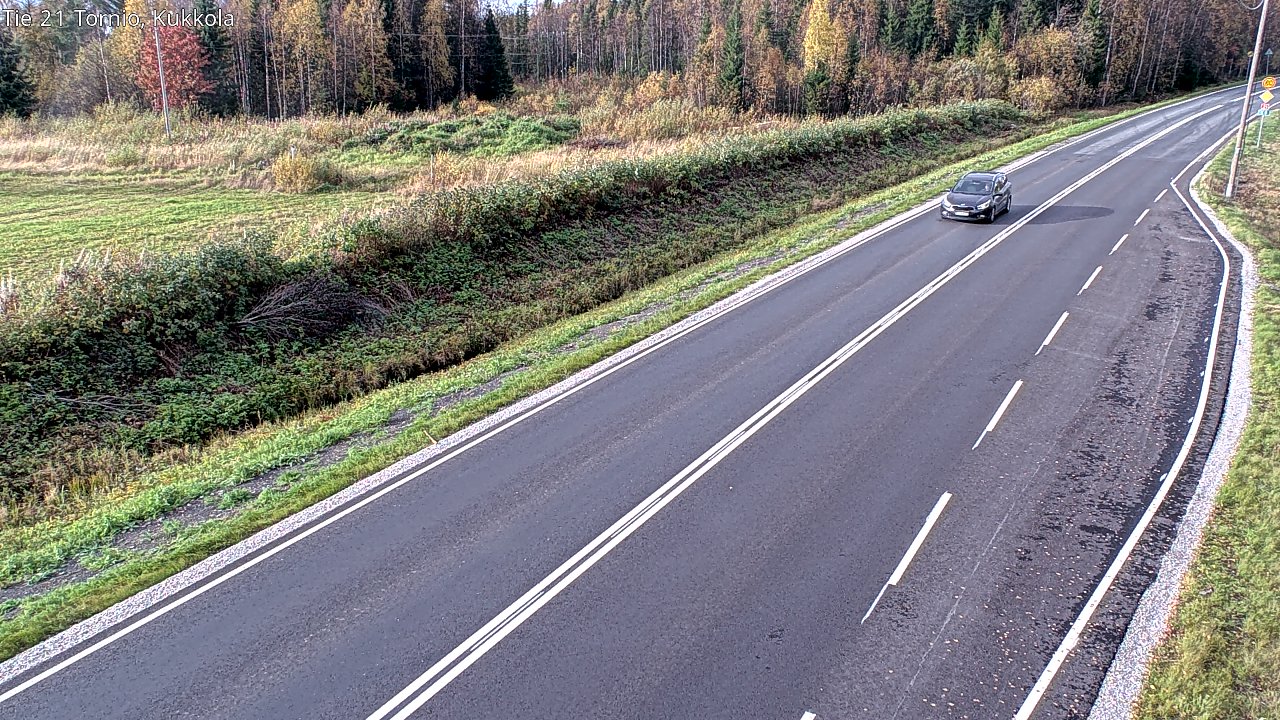 Kelikamerat Kuva Tie 21 Tornio, Kukkola, Tornio, Lappi