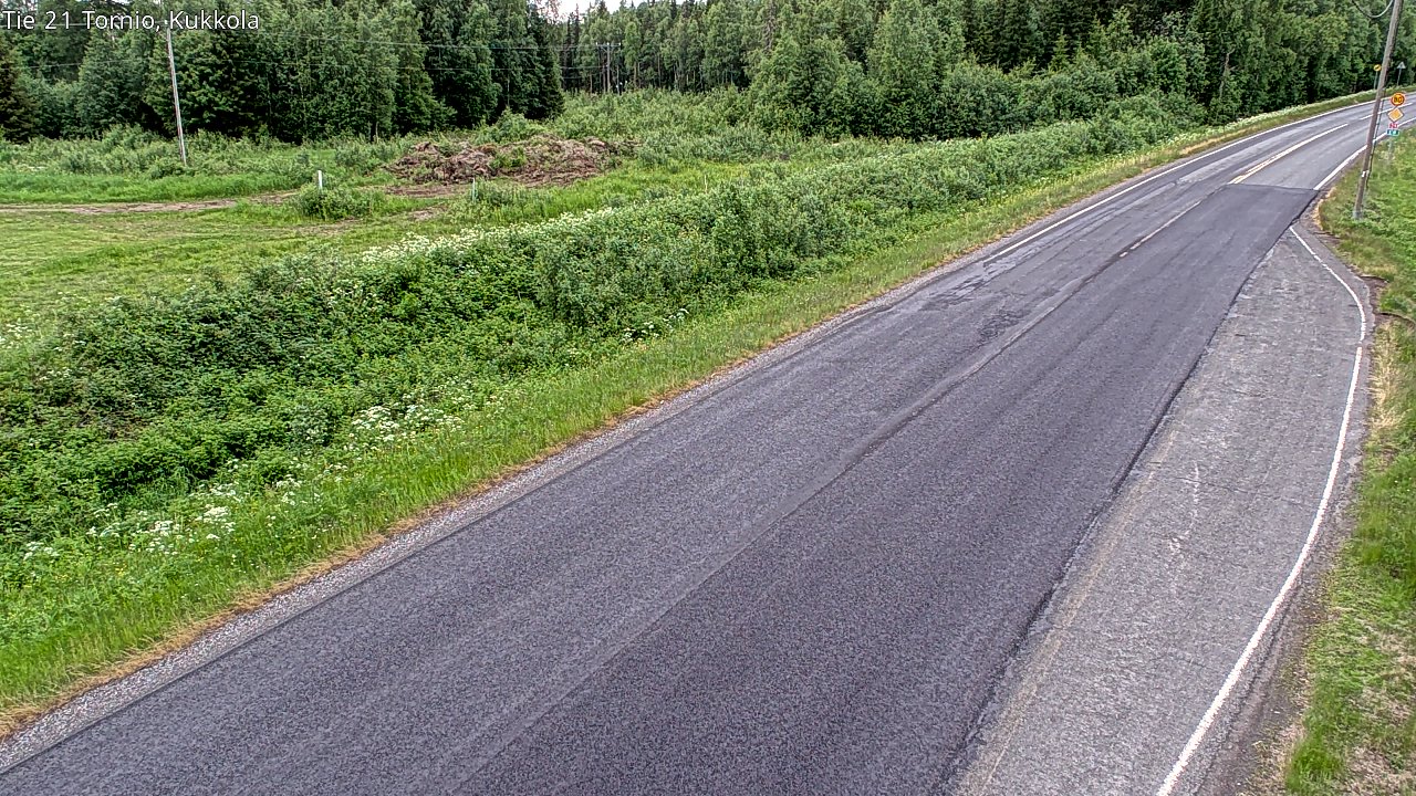 Kelikamerat Kuva Tie 21 Tornio, Kukkola, Tornio, Lappi