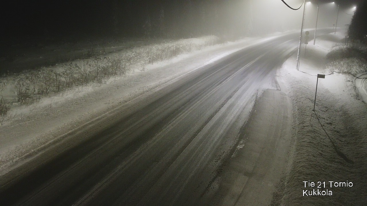 Weather Camera Image Road 21 Tornio, Kukkola, Tornio, Lappi