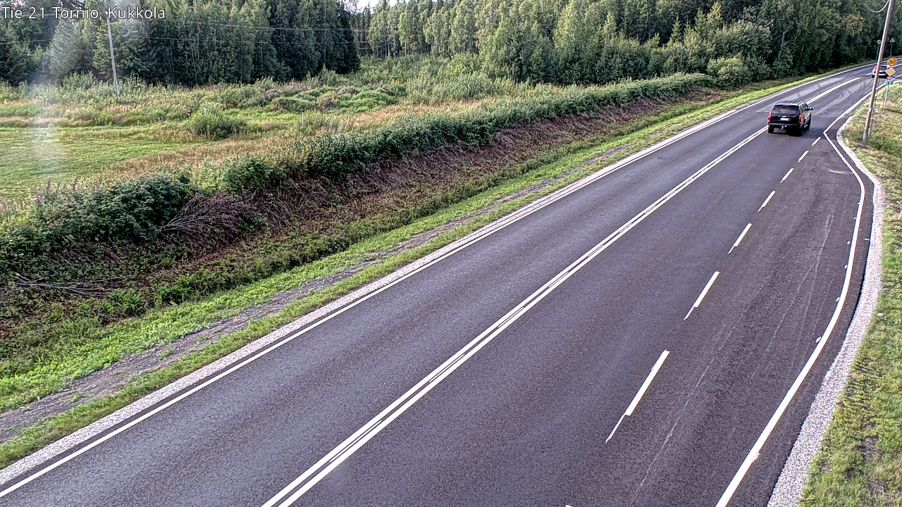 Kelikamerat Kuva Tie 21 Tornio, Kukkola, Tornio, Lappi