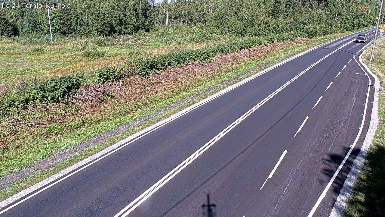 Kelikamerat Kuva Tie 21 Tornio, Kukkola, Tornio, Lappi