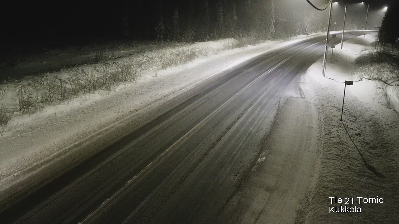 Weather Camera Image Road 21 Tornio, Kukkola, Tornio, Lappi