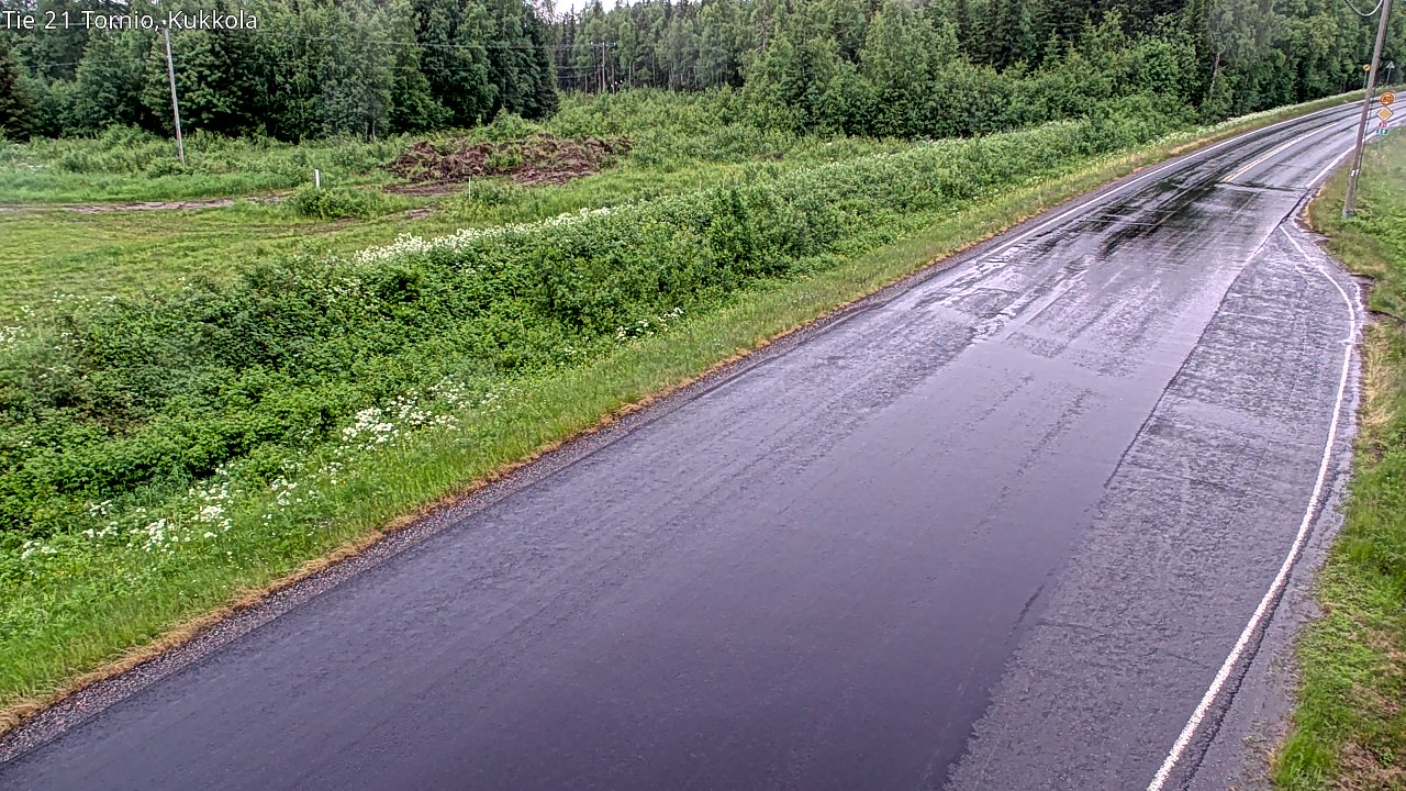Kelikamerat Kuva Tie 21 Tornio, Kukkola, Tornio, Lappi
