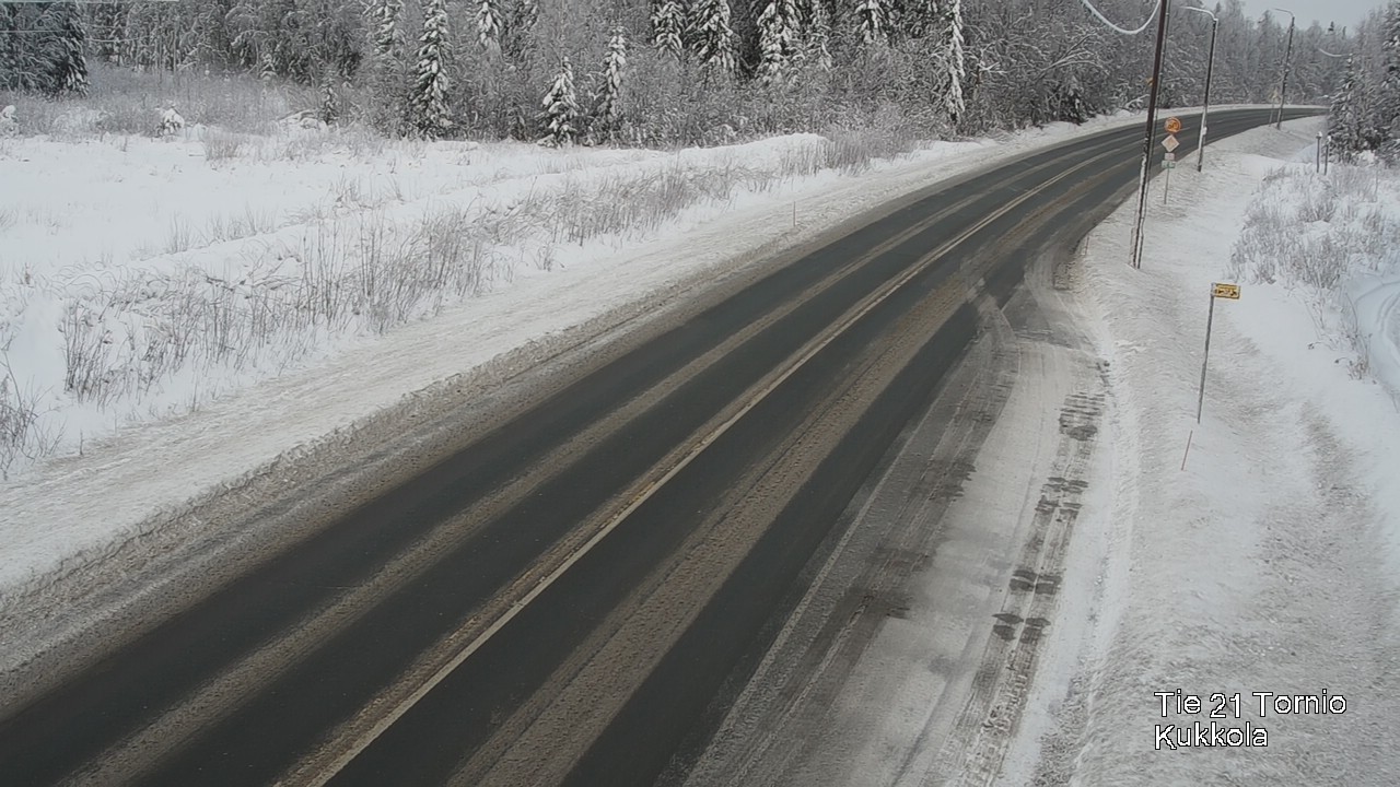 Weather Camera Image Road 21 Tornio, Kukkola, Tornio, Lappi