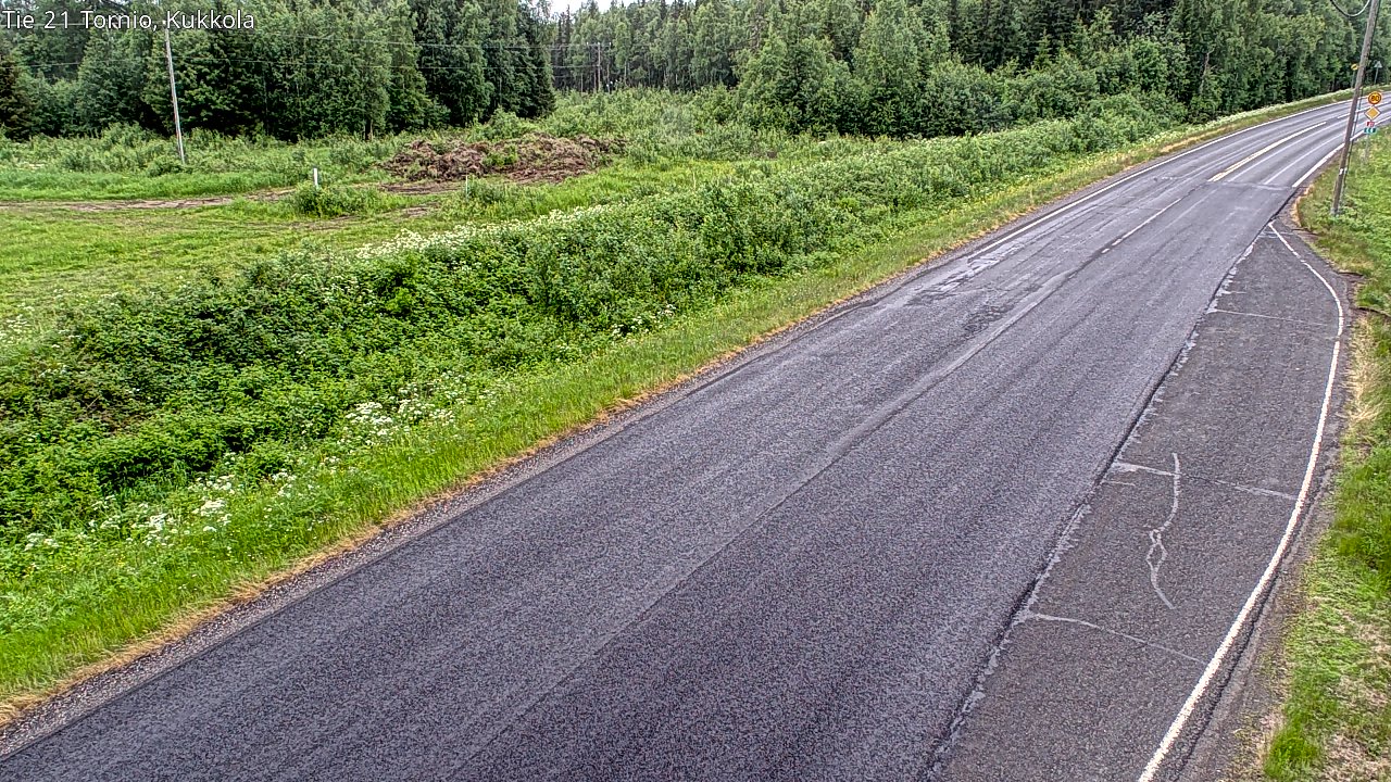 Kelikamerat Kuva Tie 21 Tornio, Kukkola, Tornio, Lappi