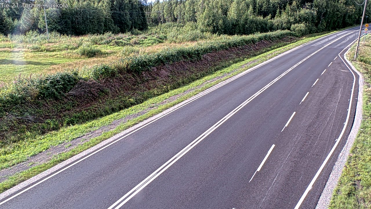 Kelikamerat Kuva Tie 21 Tornio, Kukkola, Tornio, Lappi