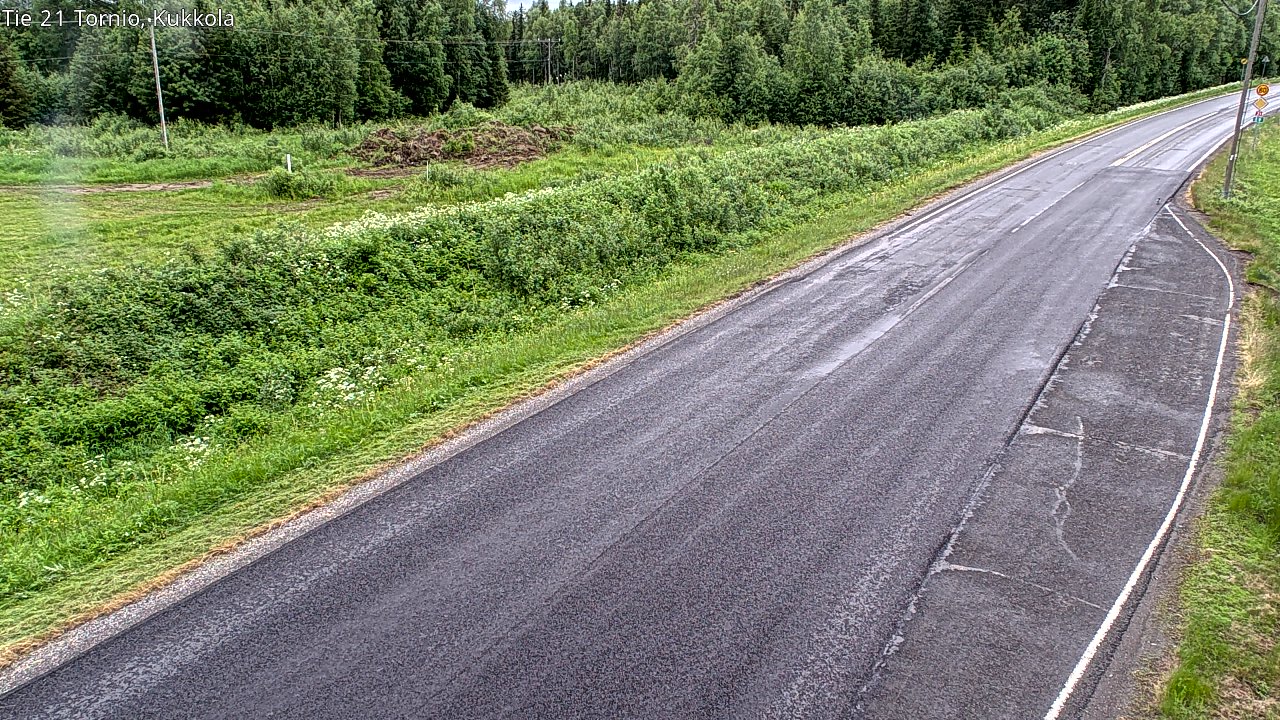 Kelikamerat Kuva Tie 21 Tornio, Kukkola, Tornio, Lappi