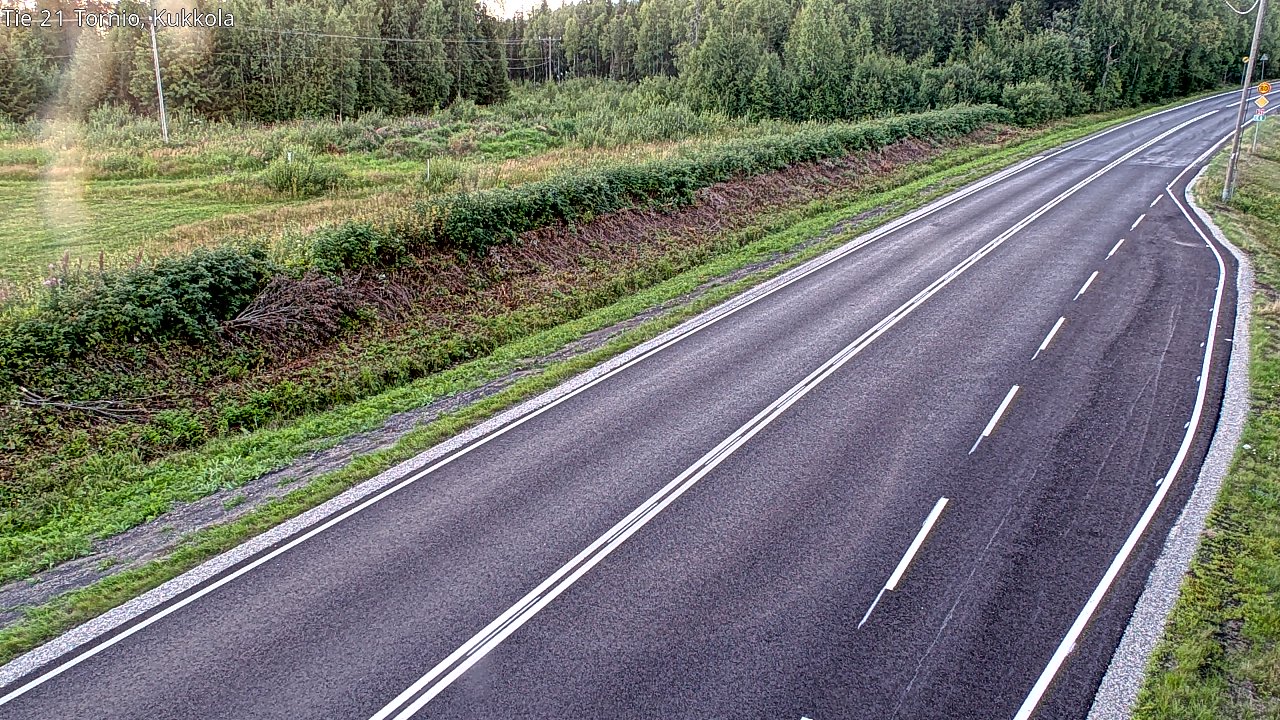Kelikamerat Kuva Tie 21 Tornio, Kukkola, Tornio, Lappi