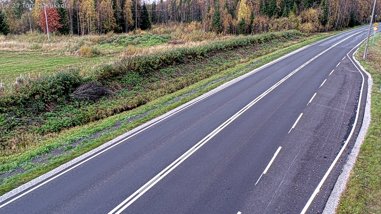Kelikamerat Kuva Tie 21 Tornio, Kukkola, Tornio, Lappi