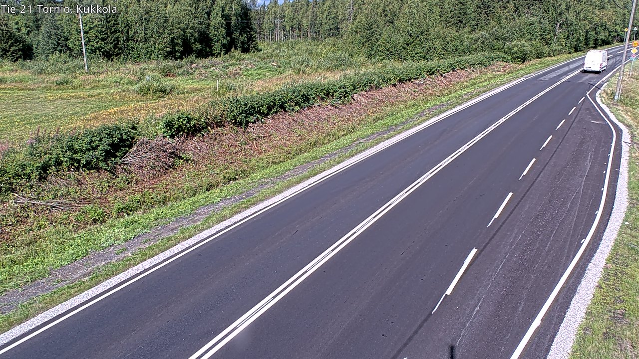 Kelikamerat Kuva Tie 21 Tornio, Kukkola, Tornio, Lappi