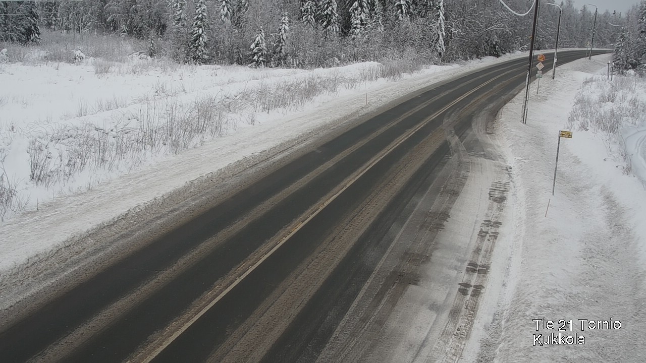 Weather Camera Image Road 21 Tornio, Kukkola, Tornio, Lappi