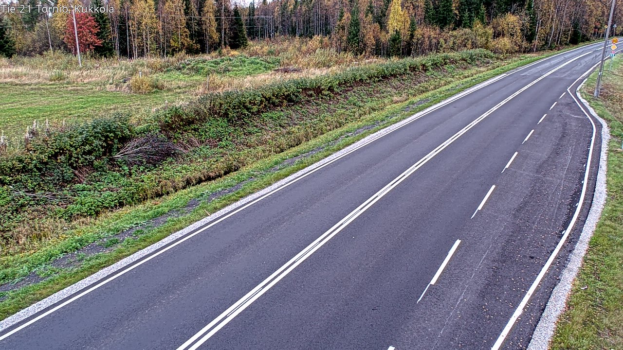 Kelikamerat Kuva Tie 21 Tornio, Kukkola, Tornio, Lappi