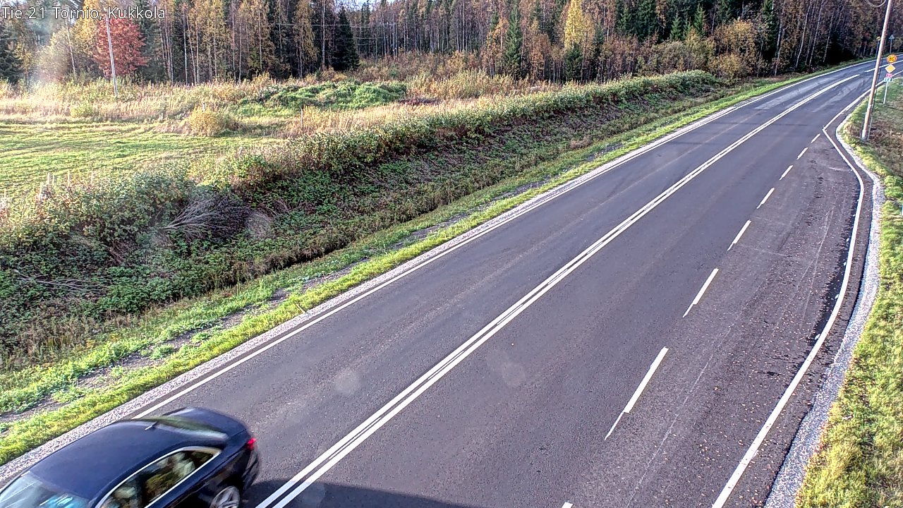 Kelikamerat Kuva Tie 21 Tornio, Kukkola, Tornio, Lappi