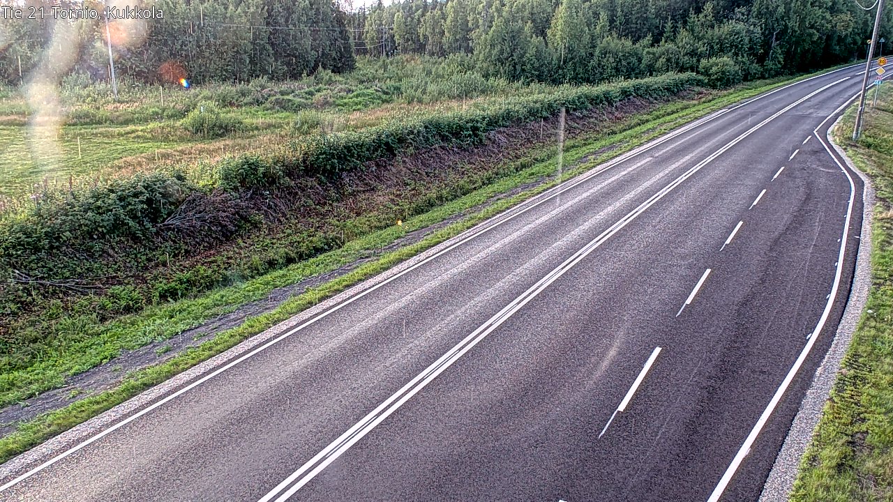 Kelikamerat Kuva Tie 21 Tornio, Kukkola, Tornio, Lappi