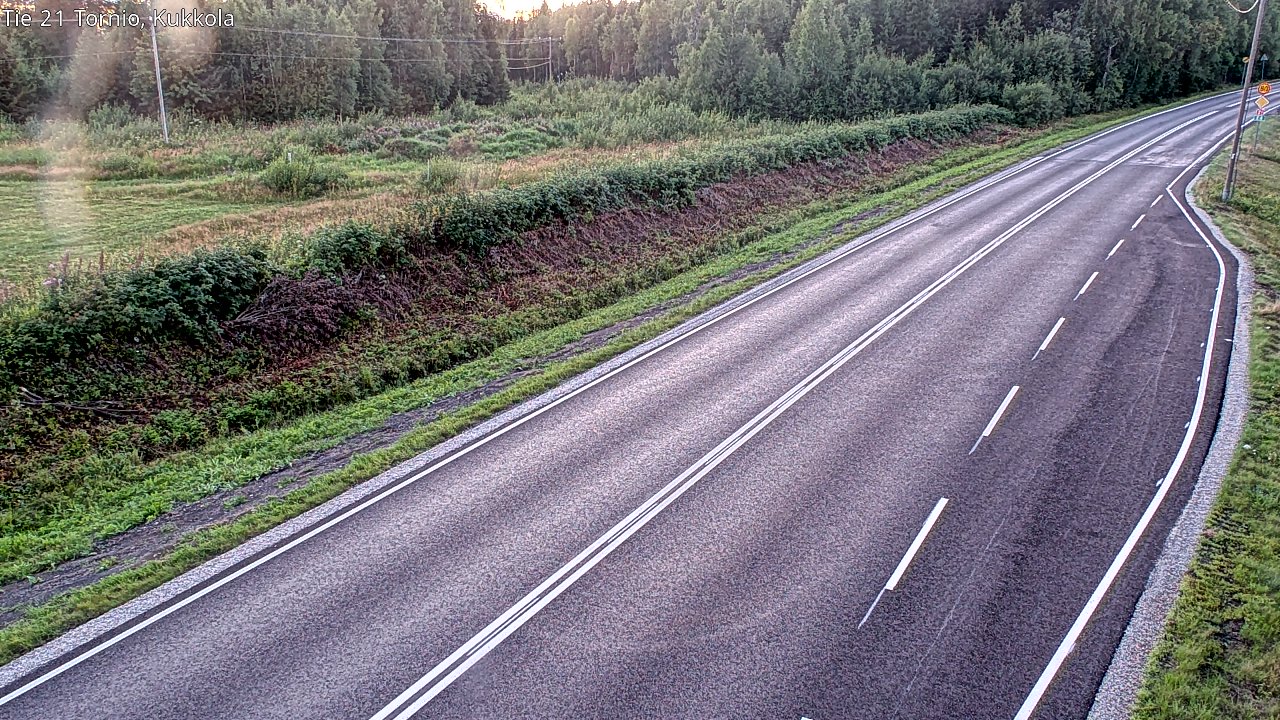 Kelikamerat Kuva Tie 21 Tornio, Kukkola, Tornio, Lappi