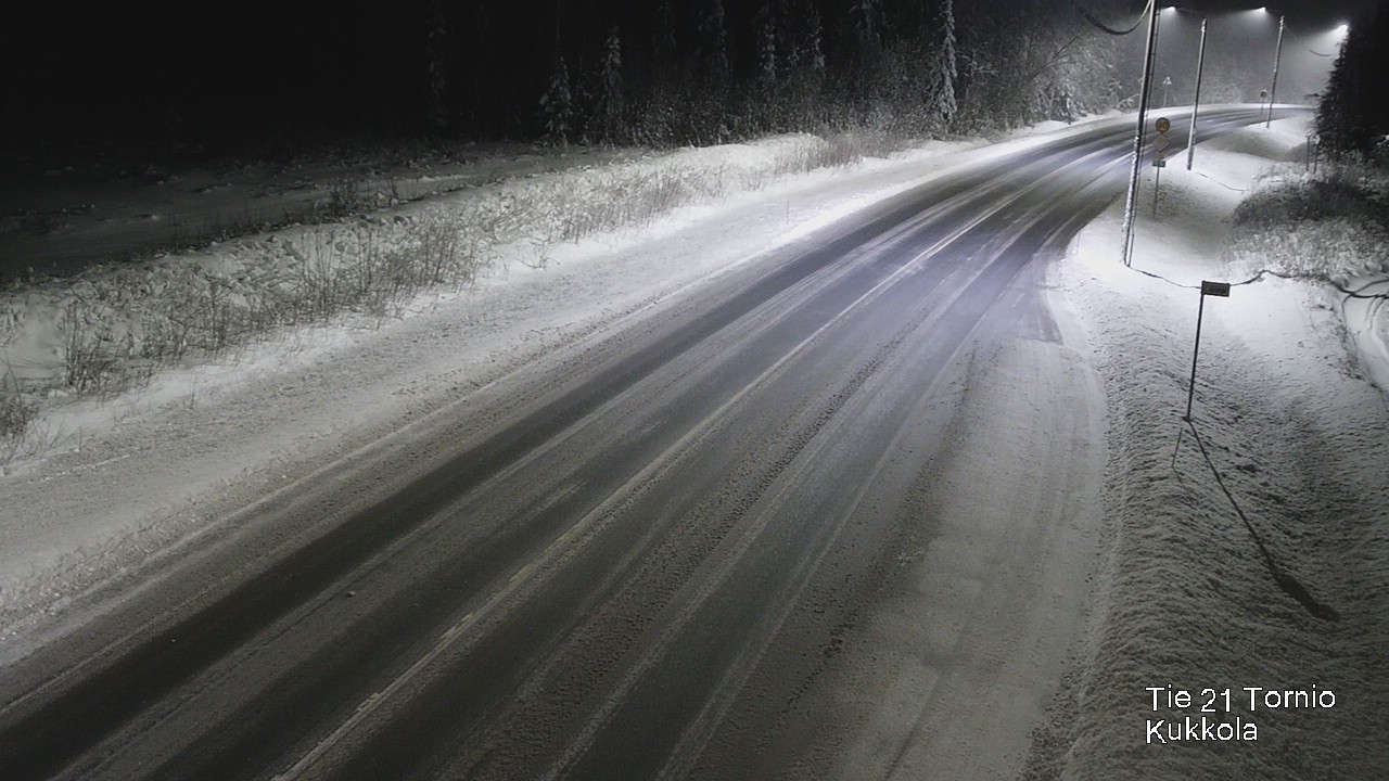 Weather Camera Image Road 21 Tornio, Kukkola, Tornio, Lappi