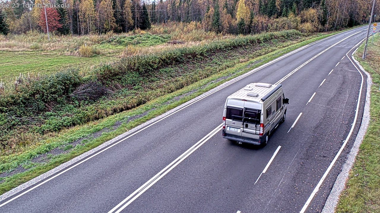 Kelikamerat Kuva Tie 21 Tornio, Kukkola, Tornio, Lappi