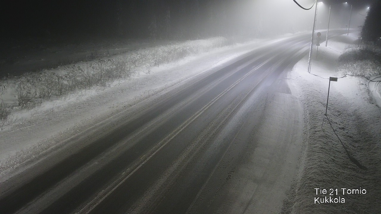 Weather Camera Image Road 21 Tornio, Kukkola, Tornio, Lappi