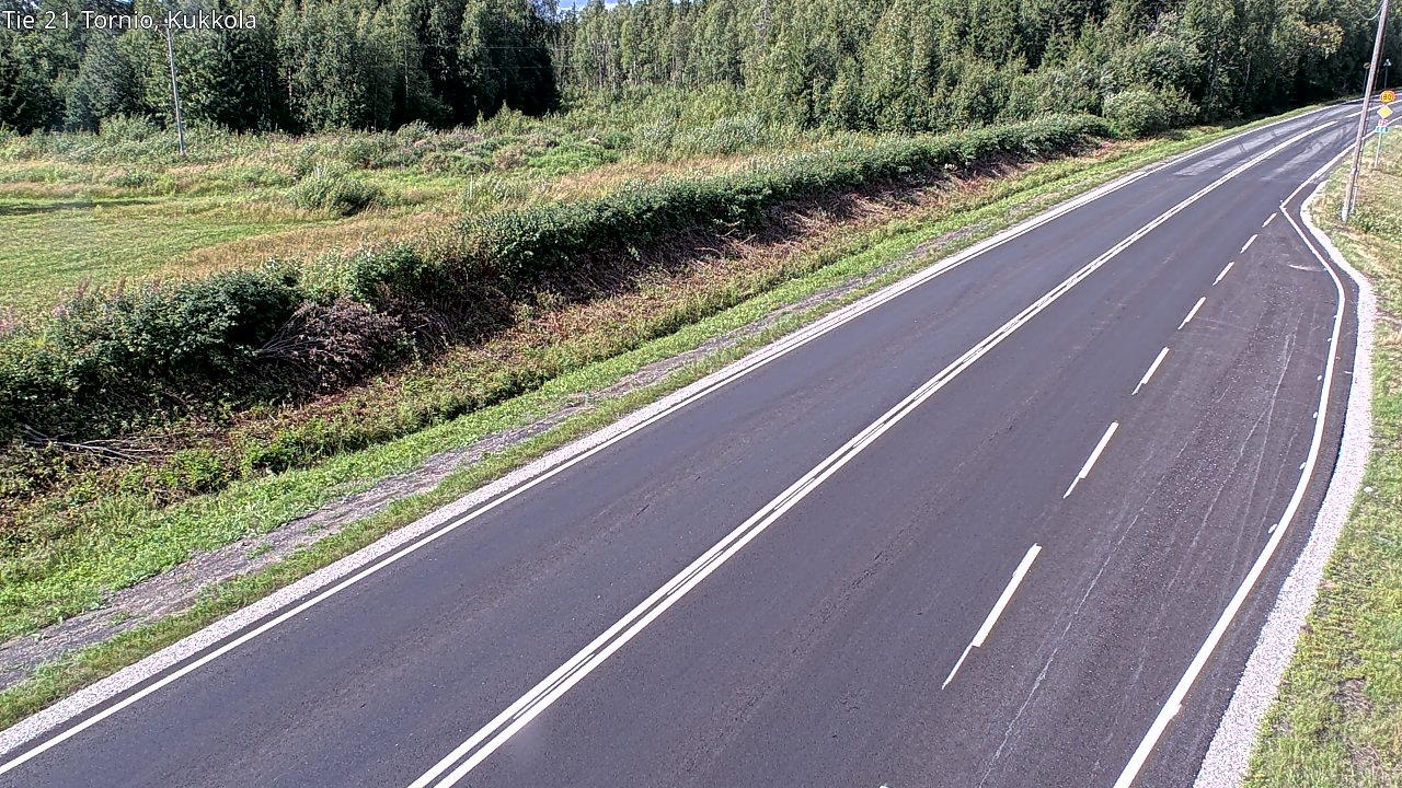 Kelikamerat Kuva Tie 21 Tornio, Kukkola, Tornio, Lappi