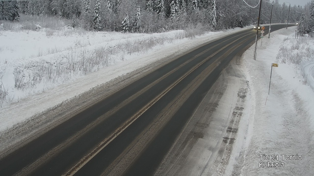 Weather Camera Image Road 21 Tornio, Kukkola, Tornio, Lappi