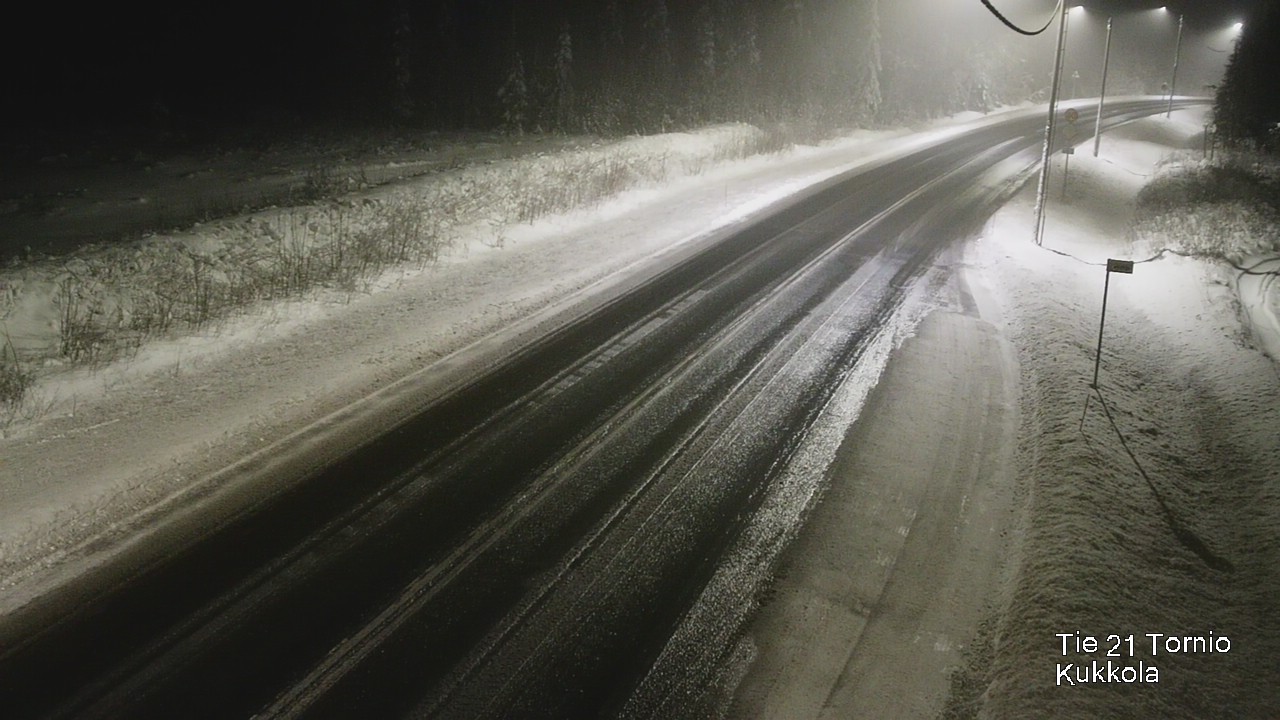 Weather Camera Image Road 21 Tornio, Kukkola, Tornio, Lappi