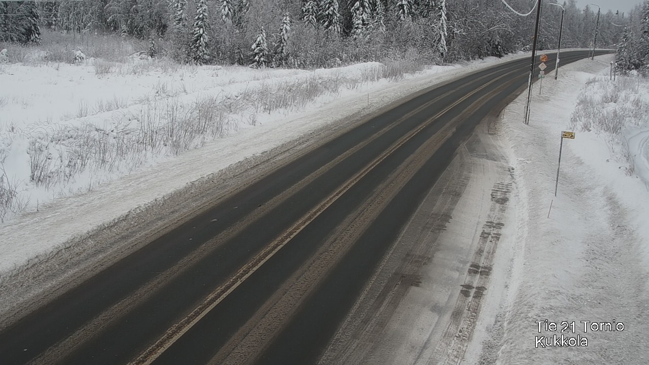 Weather Camera Image Road 21 Tornio, Kukkola, Tornio, Lappi