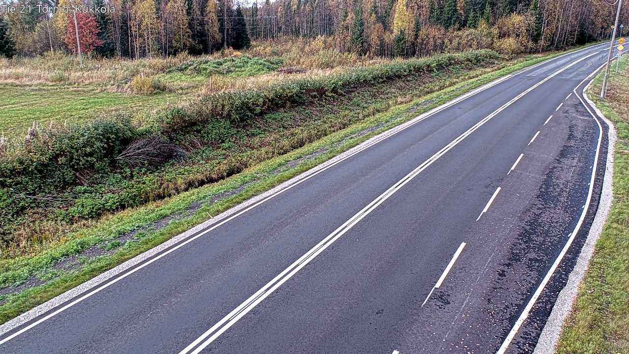 Kelikamerat Kuva Tie 21 Tornio, Kukkola, Tornio, Lappi