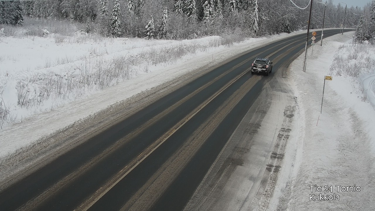 Weather Camera Image Road 21 Tornio, Kukkola, Tornio, Lappi