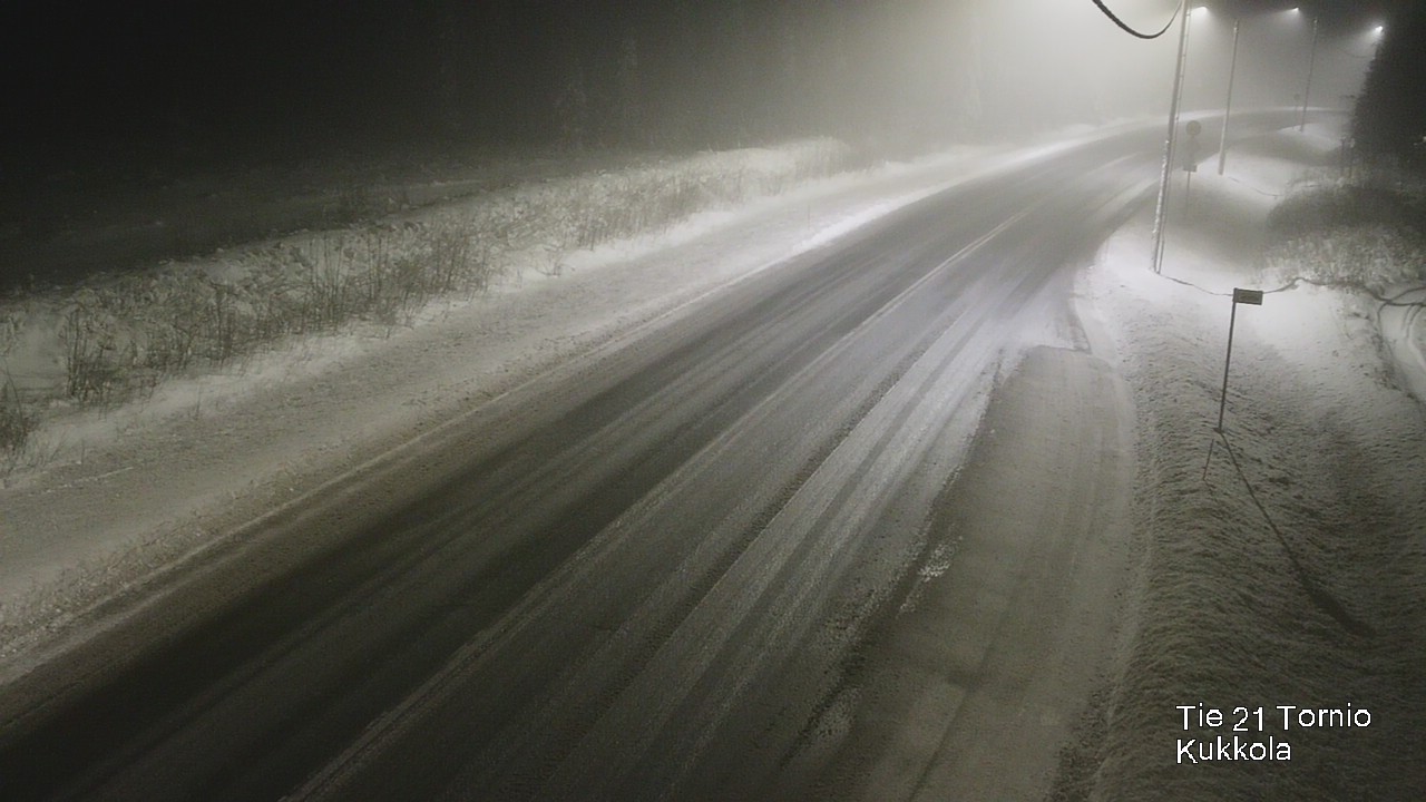 Weather Camera Image Road 21 Tornio, Kukkola, Tornio, Lappi