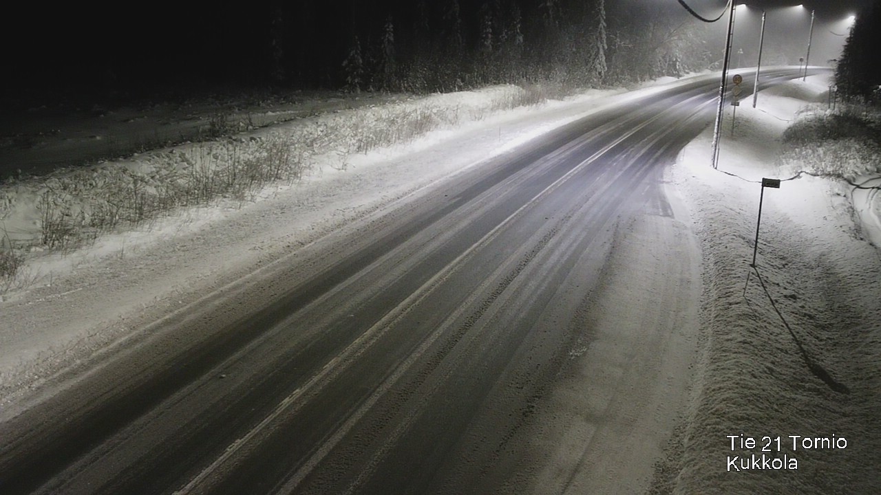 Weather Camera Image Road 21 Tornio, Kukkola, Tornio, Lappi